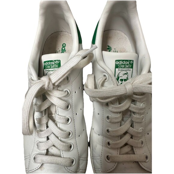 Adidas Sam Smith White/Green sneakers size 8 - Picture 7 of 8